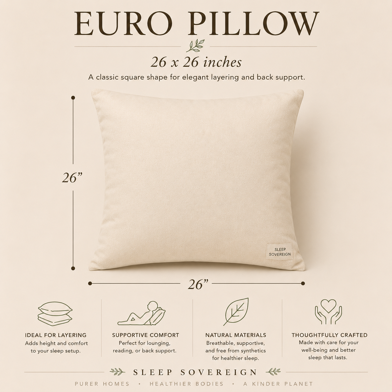 Supportive Wool Pillow