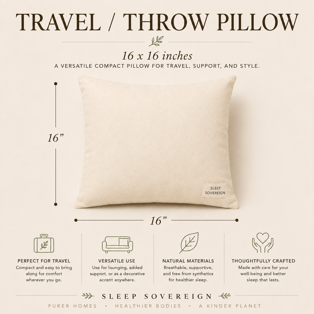 Supportive Wool Pillow