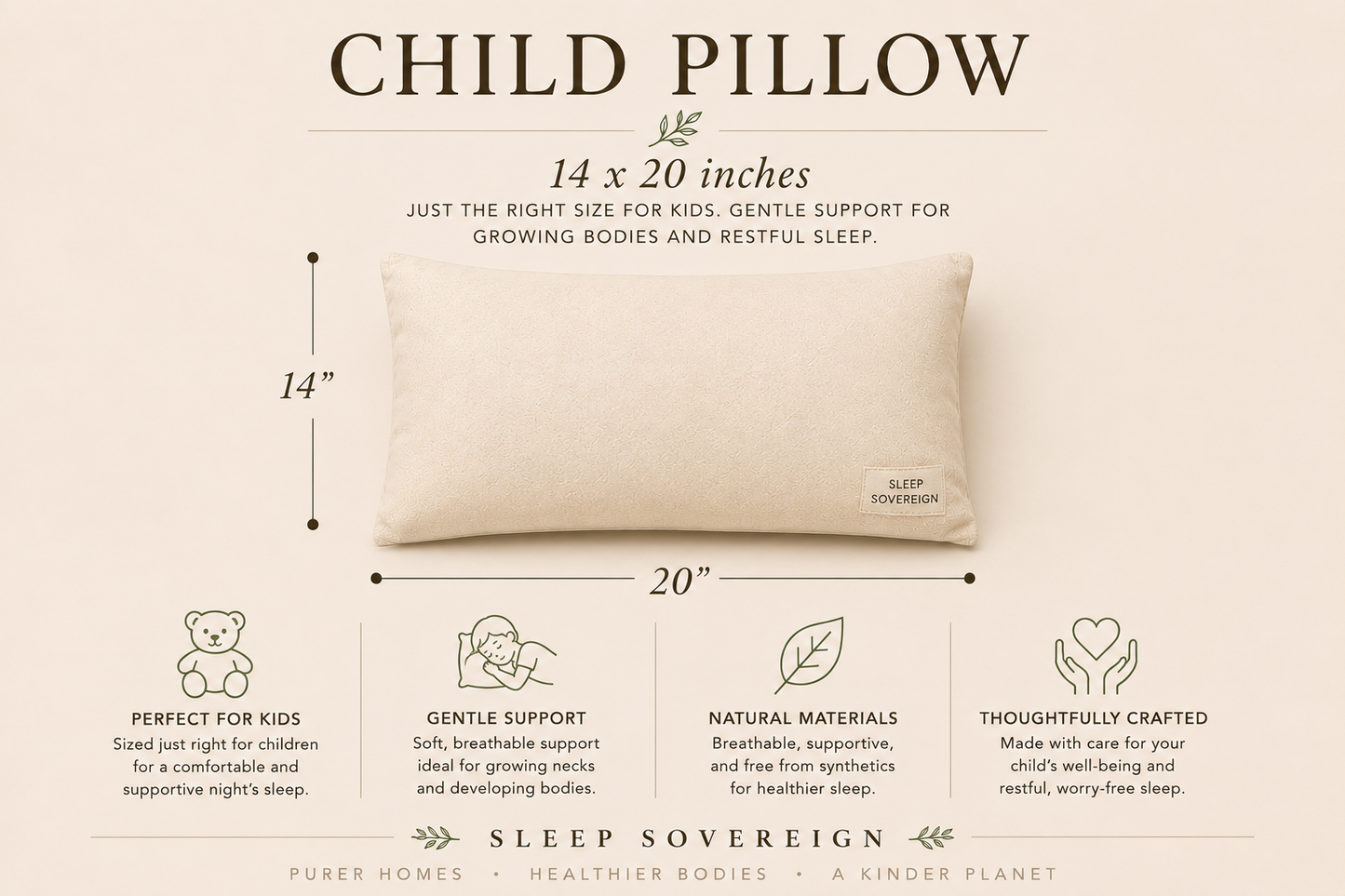 Supportive Wool Pillow