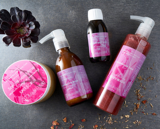 Sandalwood Rose Body Care Set