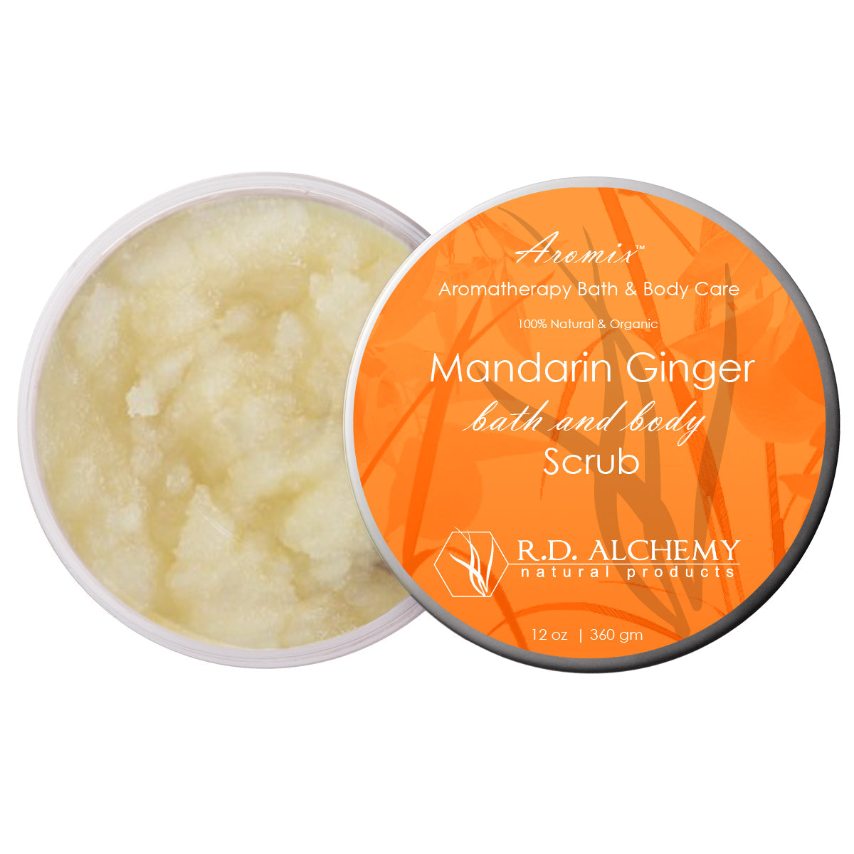 Mandarin Ginger Sea Salt Body Scrub