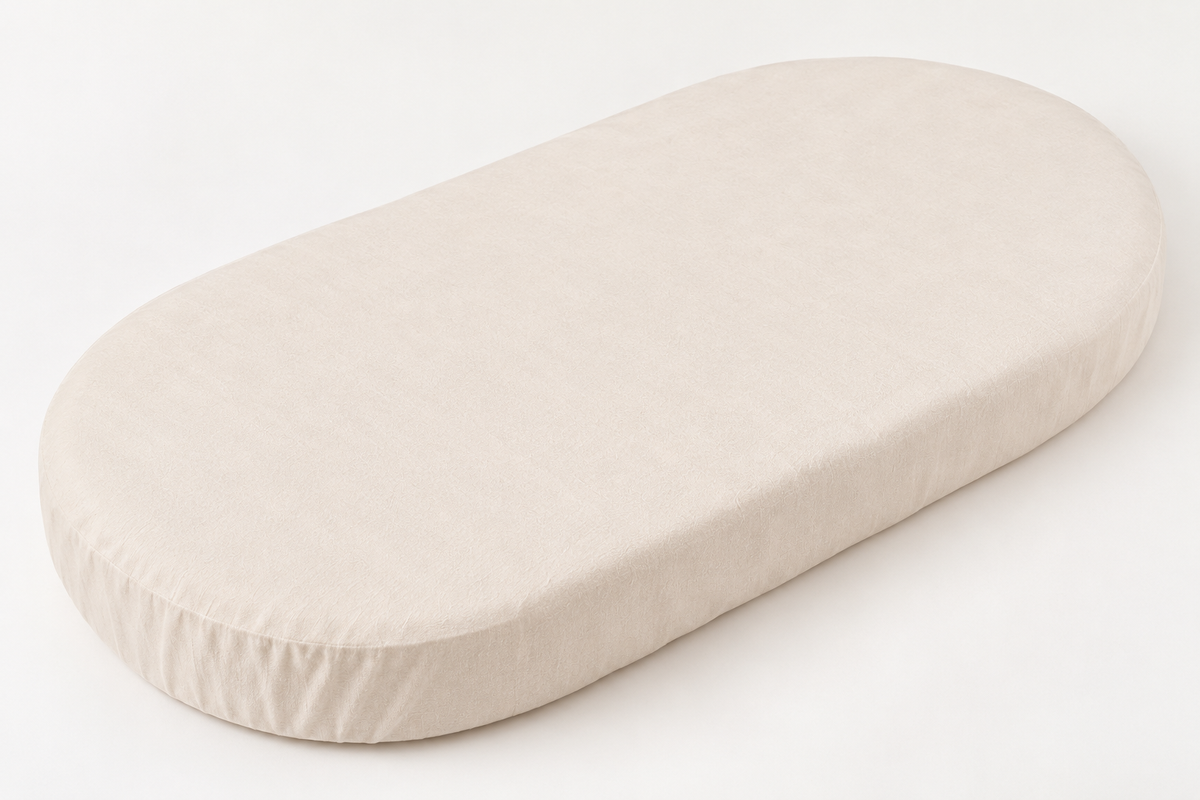 Organic Cotton Waterproof Baby Mattress Protector - Bassinet, Changing Table & Custom Sizes