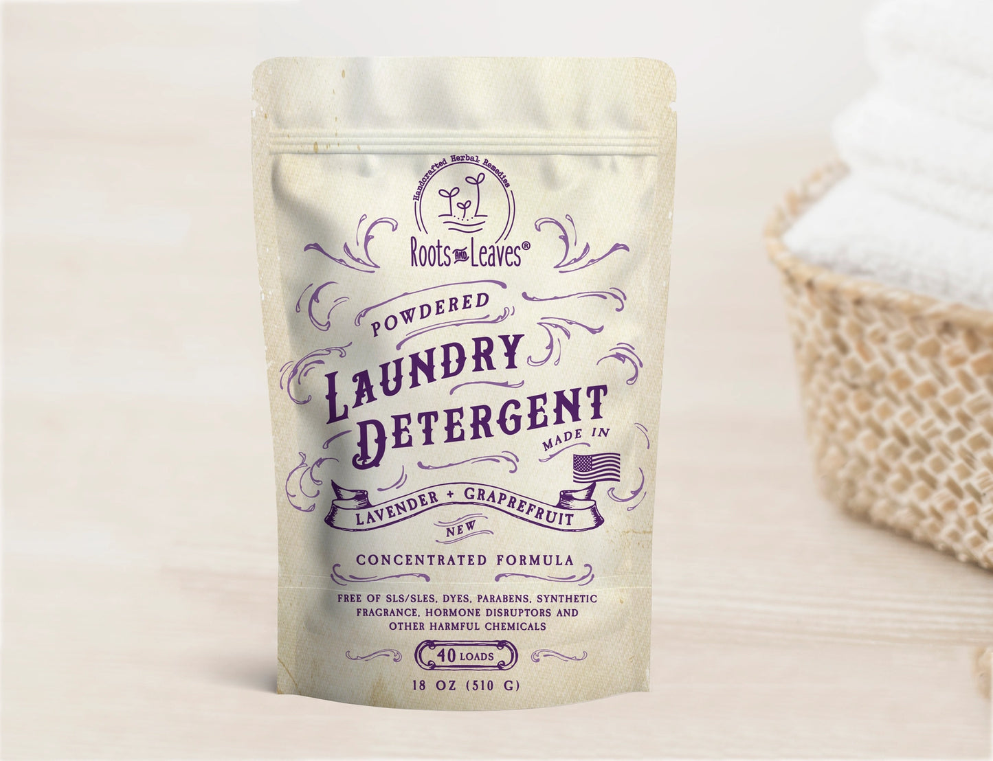Powdered Laundry Detergent