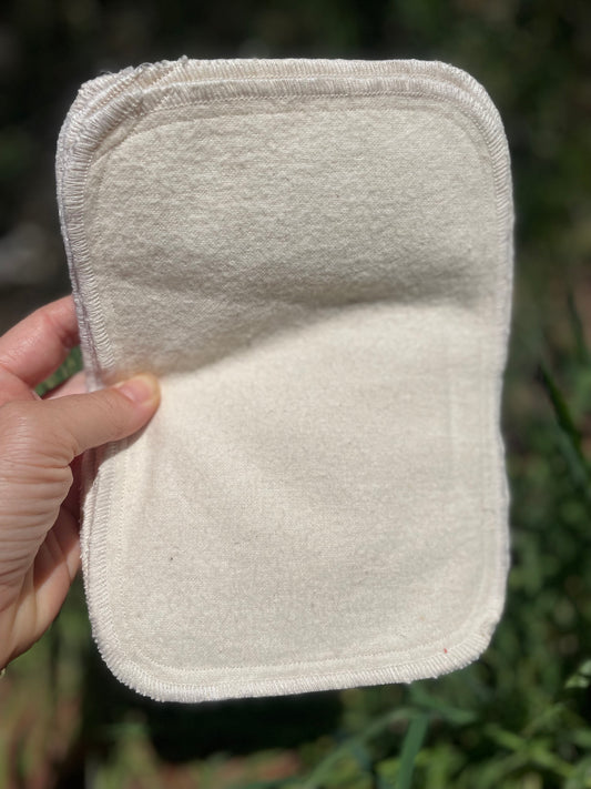 Organic Cotton Flannel Wipes  – 6 Pack