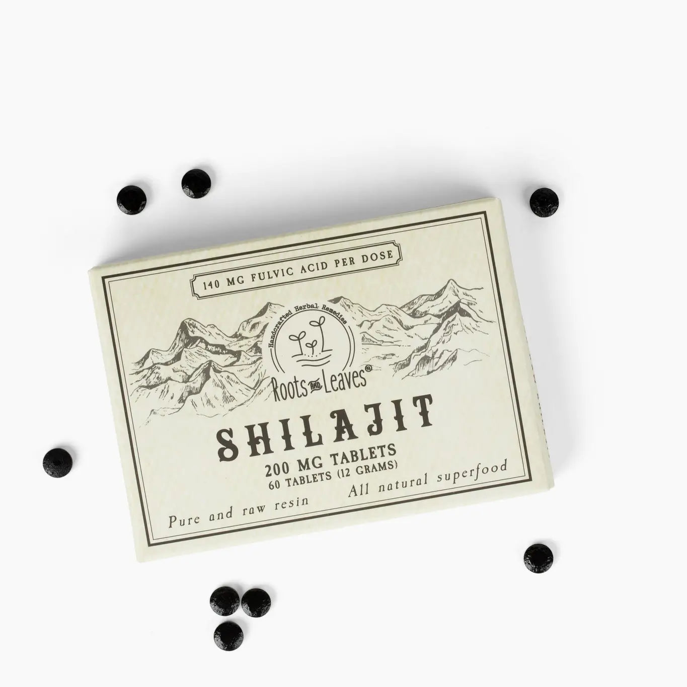 Pure Shilajit Tablets 60ct. - 60 Doses