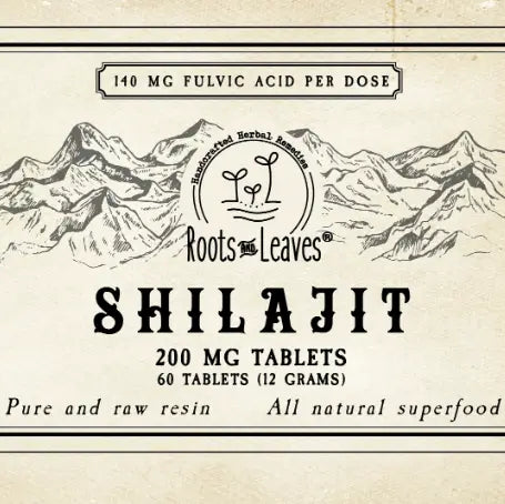 Pure Shilajit Tablets 60ct. - 60 Doses