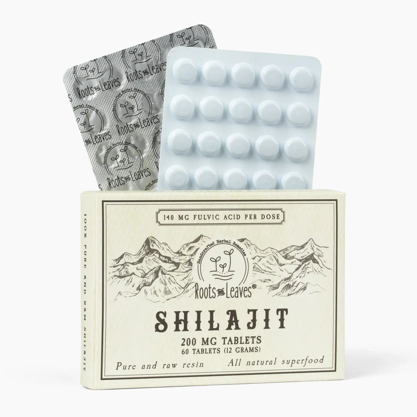 Pure Shilajit Tablets 60ct. - 60 Doses