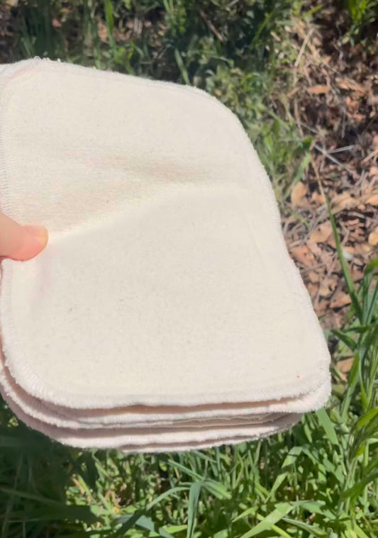 Organic Cotton Washcloths – Set of 6
