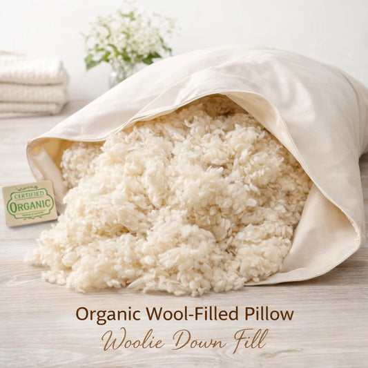 Organic Woolly Down Pillow (Wool Bolus)