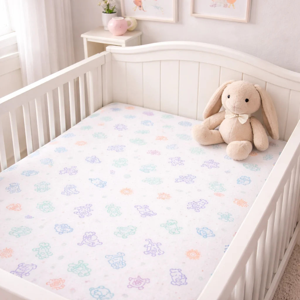 Organic Cotton Crib Fitted Sheet