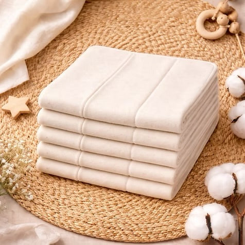 Organic Cotton Prefold Cloth Diapers