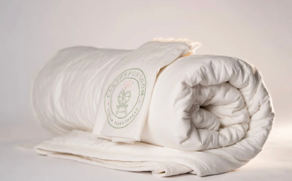 Organic Cambric Cotton Comforter – All-Season