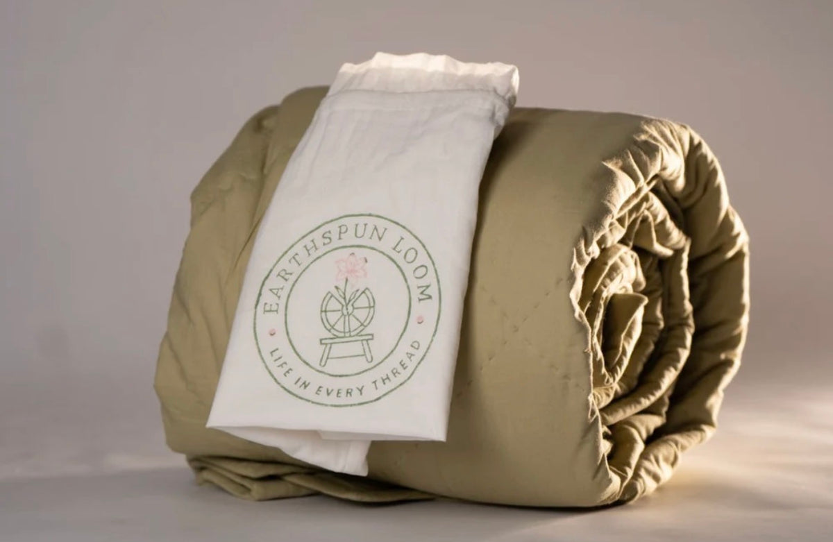 Organic Cambric Cotton Comforter – All-Season