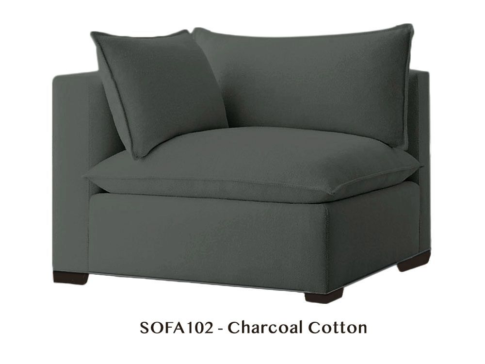 Modular Corner Chair to Design Your Own Organic Sofa