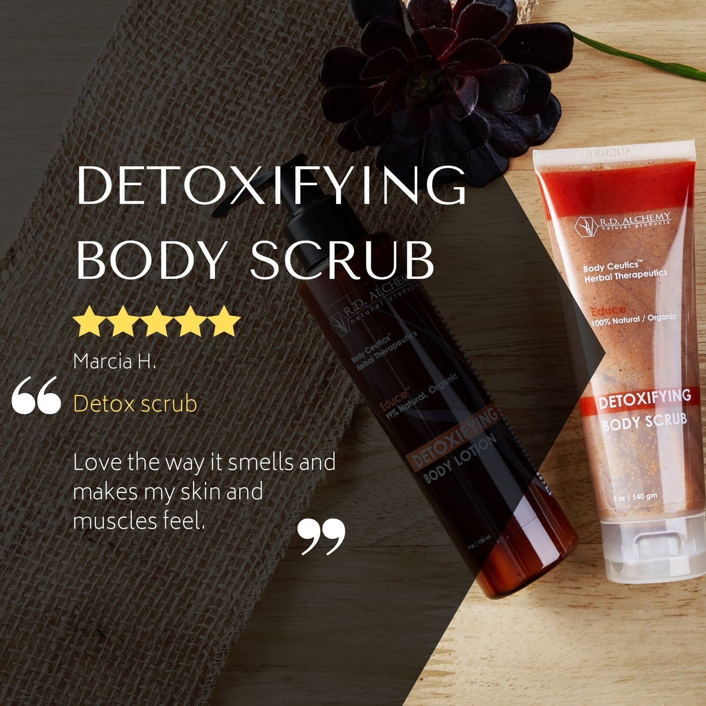 Detoxifying Herbal Therapeutic Body Scrub