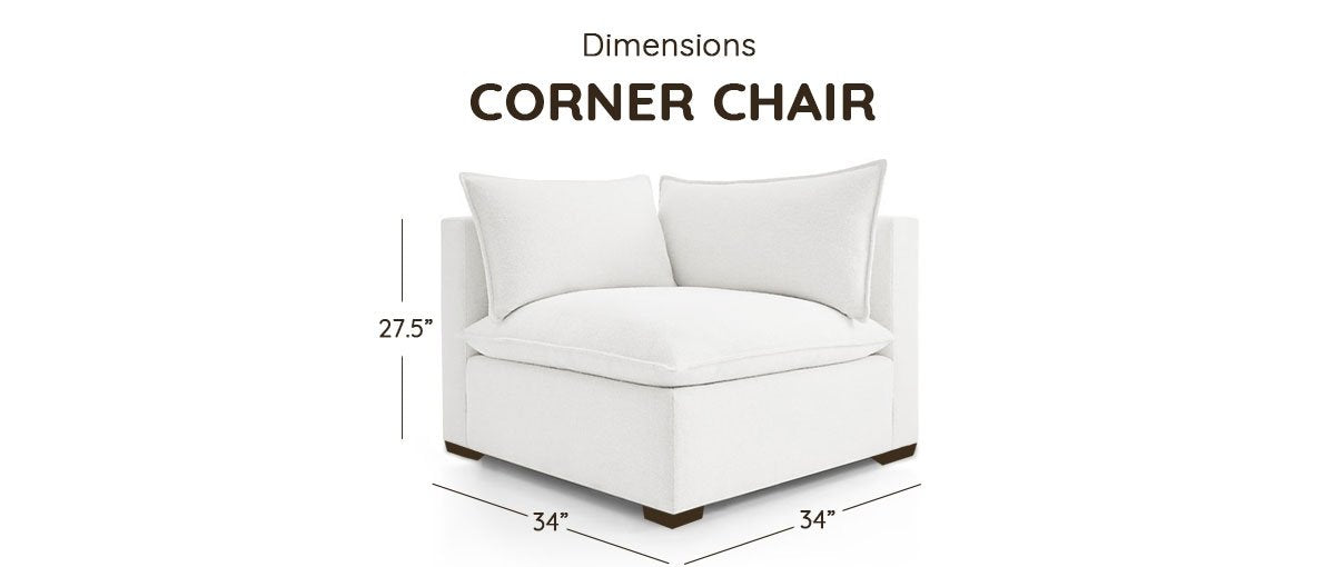 Modular Corner Chair to Design Your Own Organic Sofa