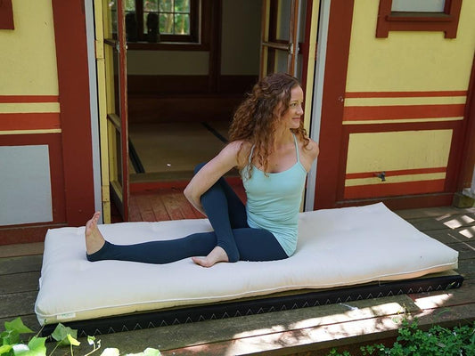 Wool Wrapped Natural/Organic Shikibuton Futon