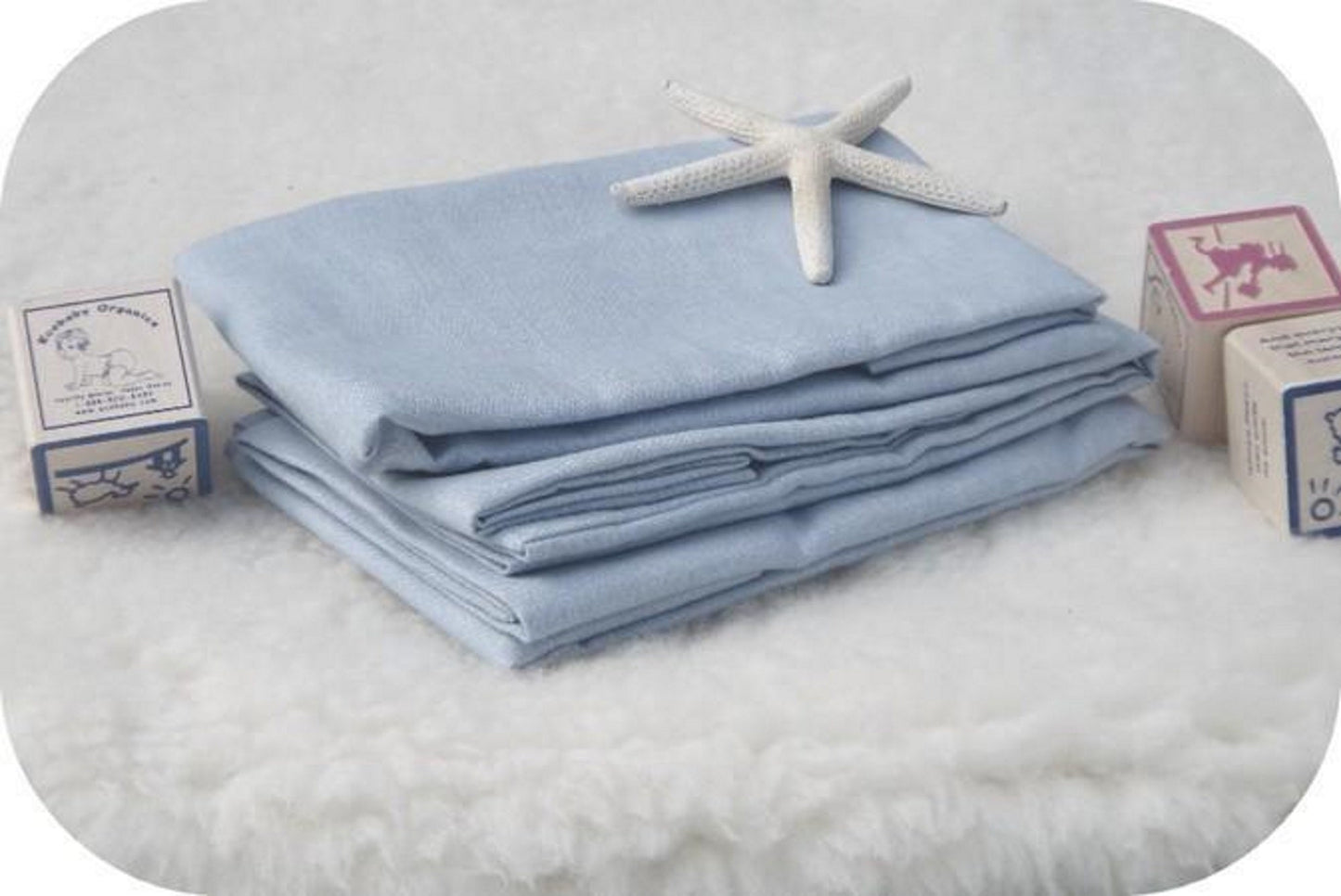 Organic Cotton Cradle Fitted Sheets