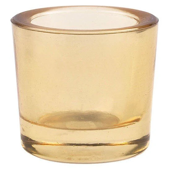 2oz Heavy Glass Votive & Tea Light Holders - 50% Recycled Glass - Set of 12
