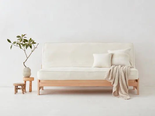 Armless Amish Organic Futon Frame - Cornerstone Maple Finish