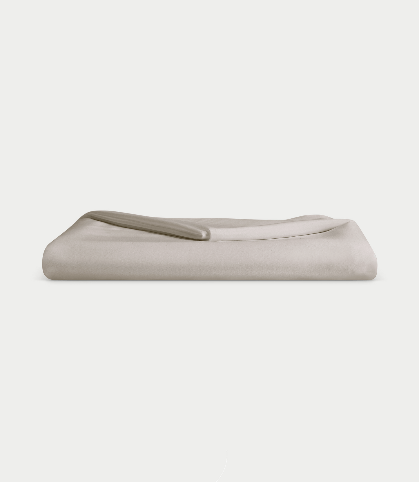 Driftwood flat sheet folded with white background |Color:Driftwood