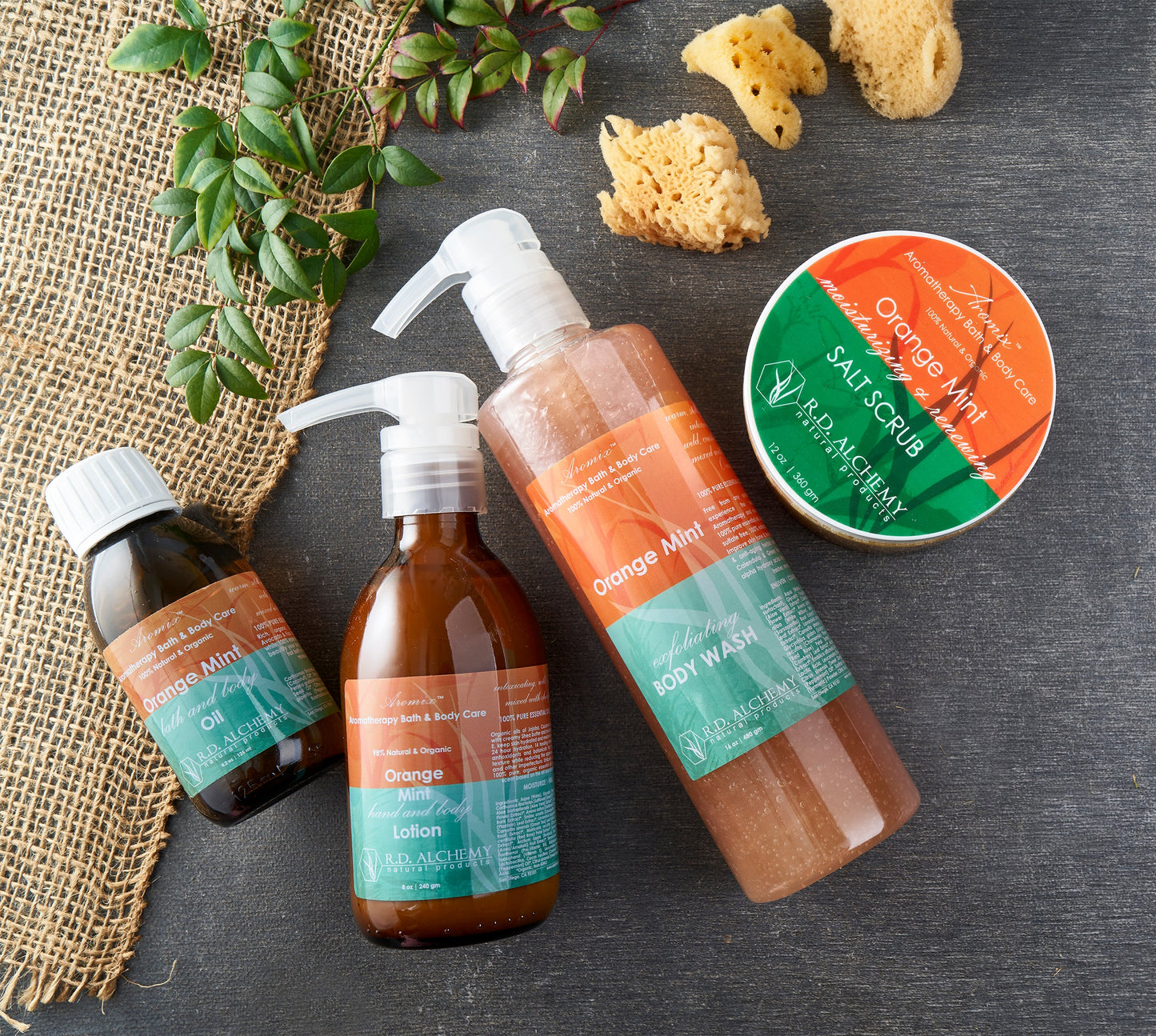 Orange Mint Body Care Set