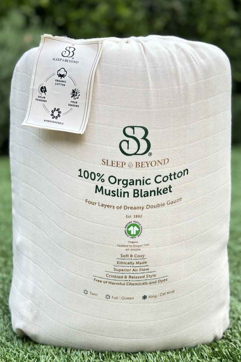 Organic Cotton Muslin Blanket