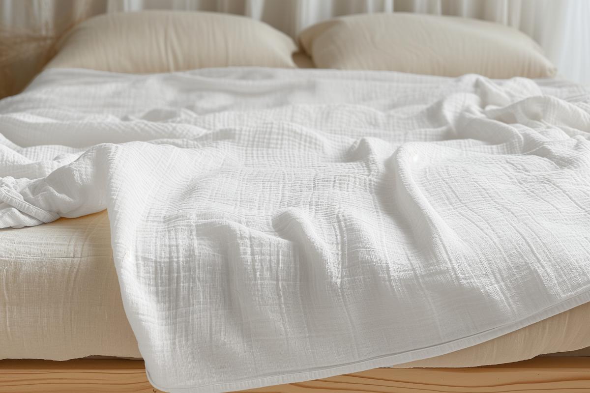 Organic Cotton Muslin Blanket