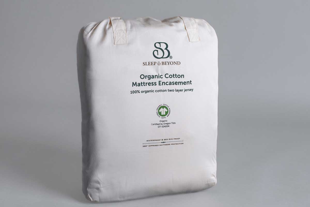 Organic Cotton Zippered Waterproof Mattress Encasement