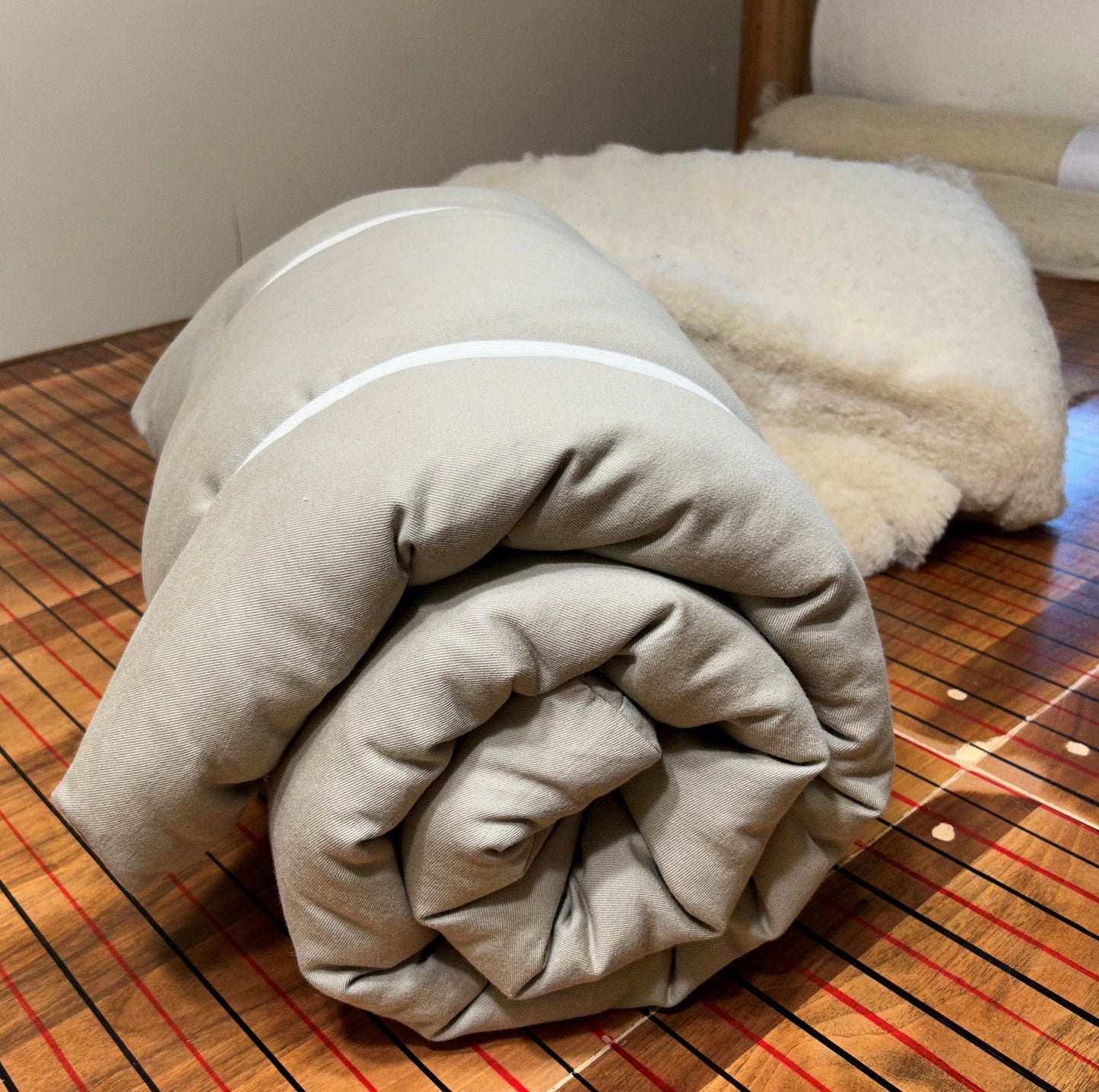 EcoWool + Organic Cotton Shikibuton Roll Up Floor Bed