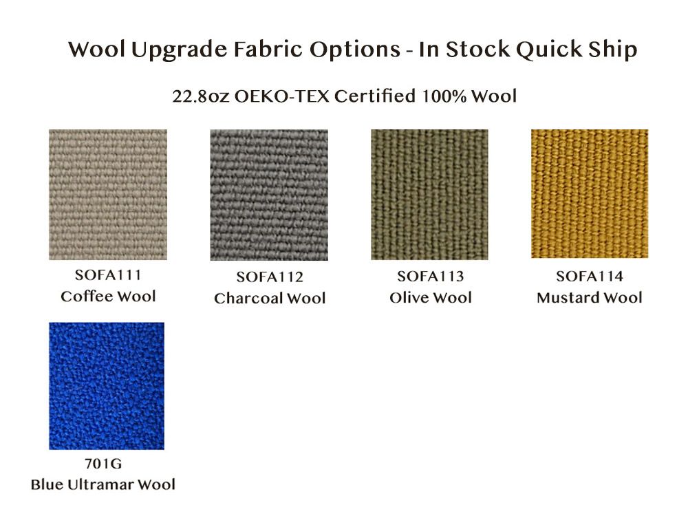 Two-Arm Loveseat - Natural/Certified Organic Modular Sofa Components