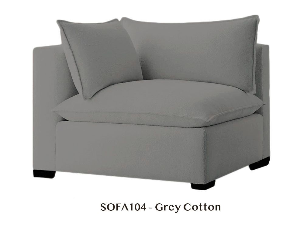Modular Corner Chair to Design Your Own Organic Sofa