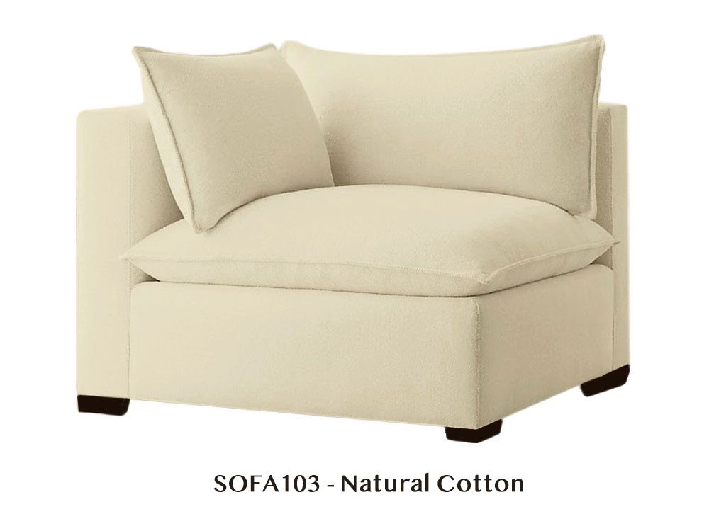 Modular Corner Chair to Design Your Own Organic Sofa
