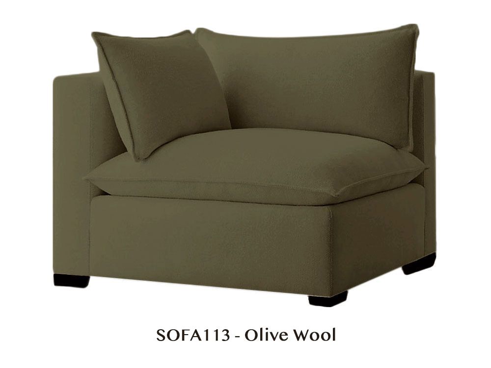 Modular Corner Chair to Design Your Own Organic Sofa