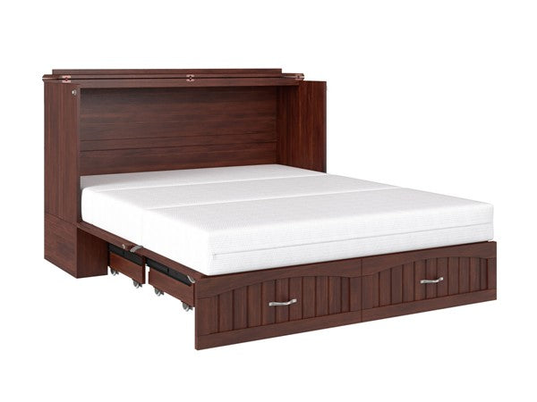 Southampton Queen Murphy Bed Chest With Charging Station