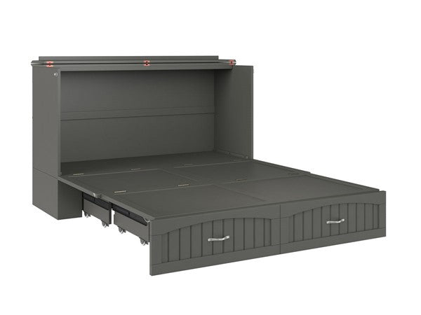 Southampton Queen Murphy Bed Chest With Charging Station