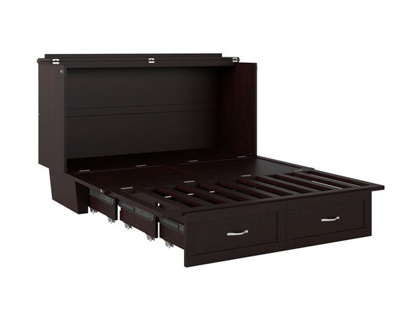 Monroe Queen Murphy Bed Chest With Charging Station