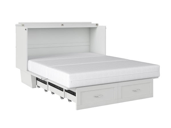 Monroe Queen Murphy Bed Chest With Charging Station