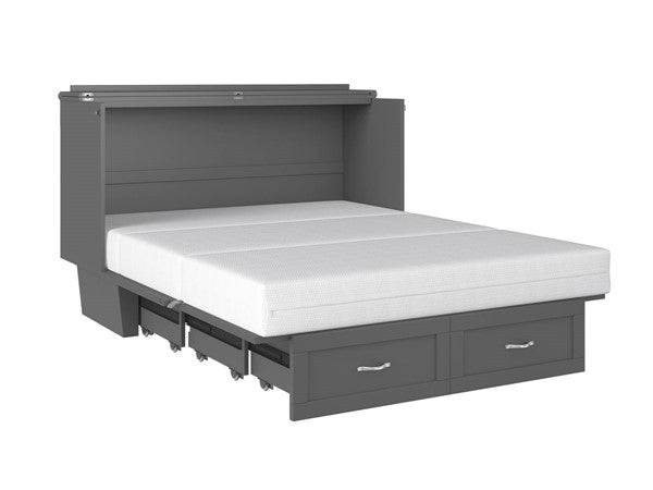 Monroe Queen Murphy Bed Chest With Charging Station