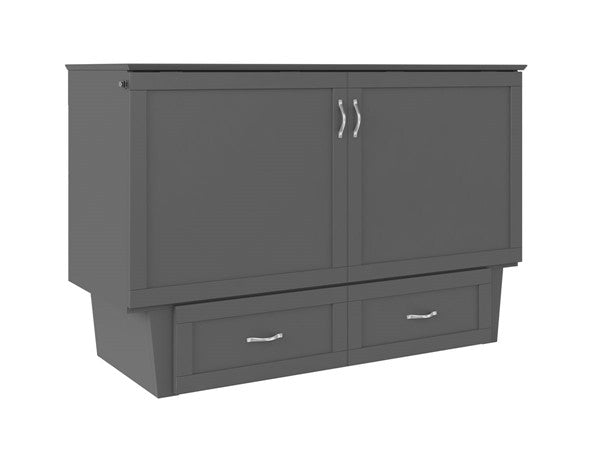 Monroe Queen Murphy Bed Chest With Charging Station