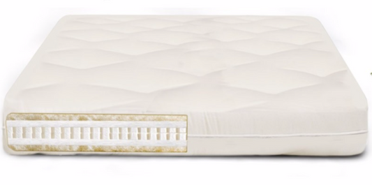 Comfort Rest 8inch Latex Wool & Cotton Futon Mattress