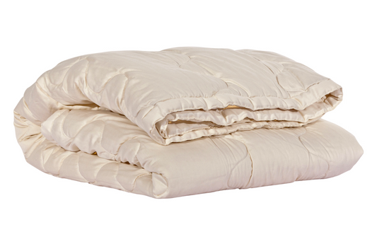 Natural Wool Fill Organic Cotton Comforter