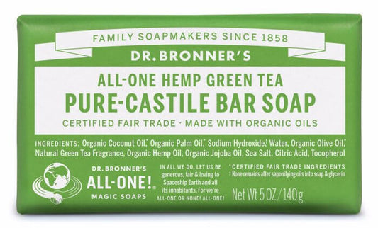 Pure-Castile Soap All-in-One Hemp Almond Bar Soap