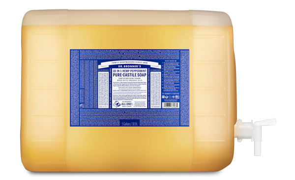 Pure-Castile Liquid Soap - Peppermint - Bulk